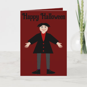 Tarjeta Dulce vampiro personalizado de Halloween