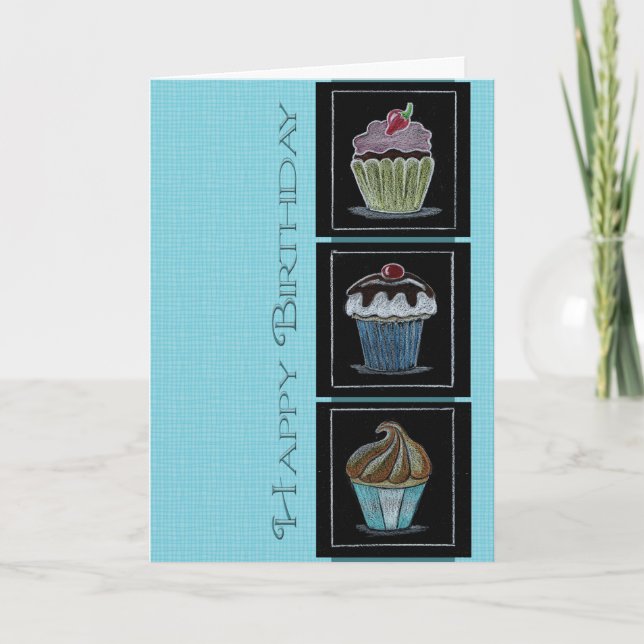 Tarjeta Dulces de cumpleaños Notecard (Anverso)