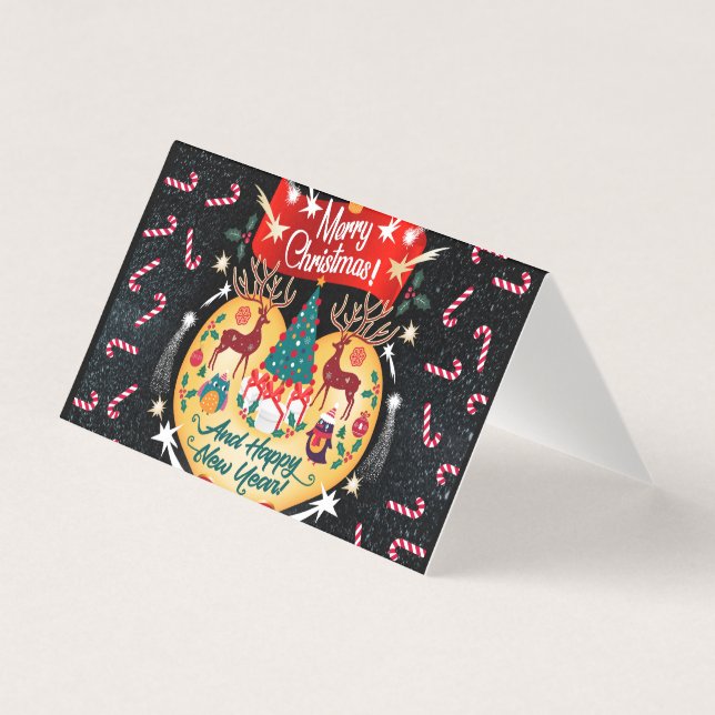 Tarjeta Dulces de Navidad (Anverso)