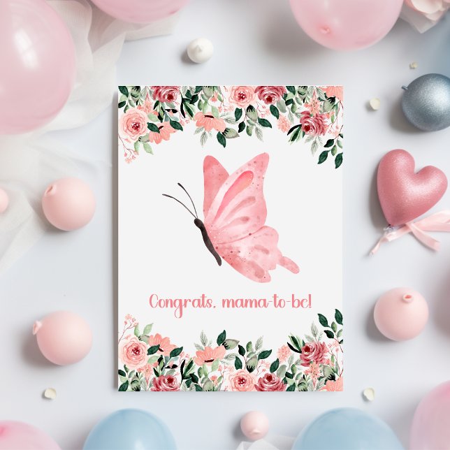 Tarjeta Dulces Deseos De Bebé Esperando Felicidades De Emb (Heartfelt Pregnancy Congratulations Card – Sweet Baby Wishes, Expecting Mom Card)