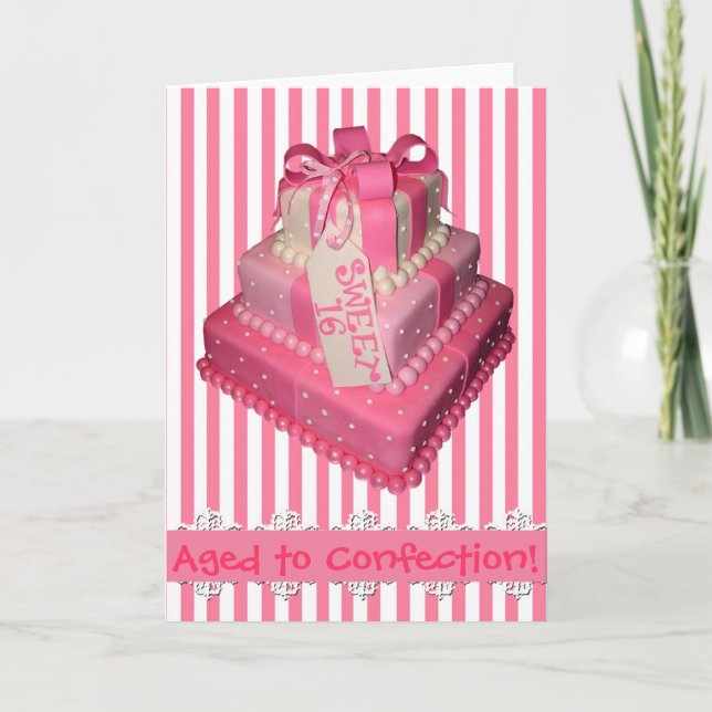 Tarjeta Dulces Dieciséis (Anverso)