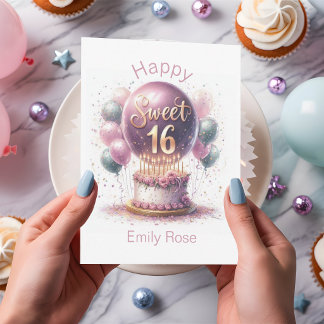Tarjeta Dulces Dieciséis Cumpleaños Divertidos con Argot A