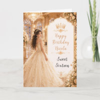 Dulces Dieciséis Salón de Baile Champagne Gold