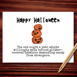Tarjeta Dulces Gratis Para Niños Divertido Halloween