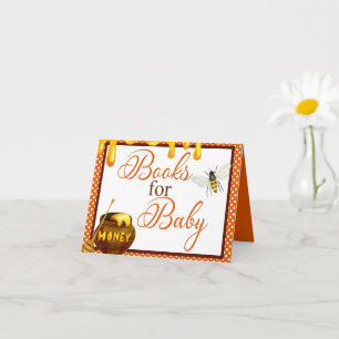 Tarjeta Dulces libros de duchas de abejas para bebé con ta