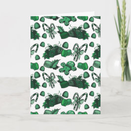 Tarjeta Dulces Navideños - Menta (Sólido)