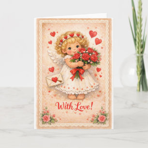 Tarjeta dulces niños ángeles
