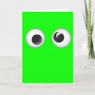 Tarjeta Dulces Ojos Divertidos de Halloween Laberinto para