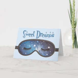 Tarjeta Dulces sueños máscara facial