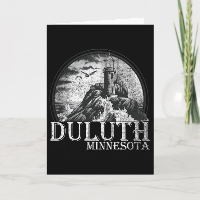 Tarjeta Duluth Minnesota Mn Al Aire Libre  (Anverso)