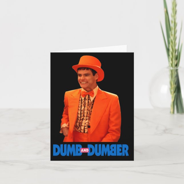 Tarjeta Dumb And Dumber Lloyd Christmas Toddler  (Anverso)