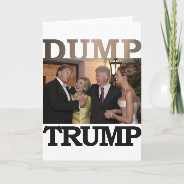 Tarjeta Dump Trump (Anverso)