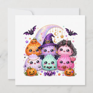 Tarjeta Dumplings Squishies Virales Kawaii Calabaza de Hal