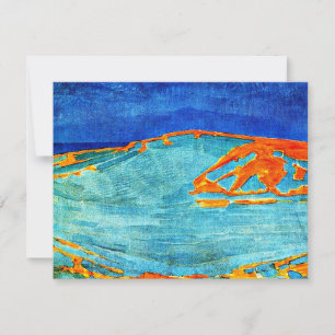 Tarjeta Duna en Zeeland por Pier Mondrian