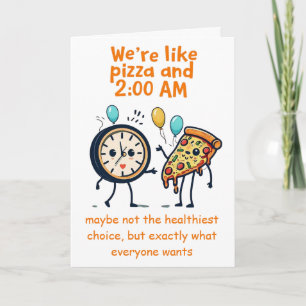 Tarjeta Dúo Imparable: Pizza y Aniversario de las 2:00 AM