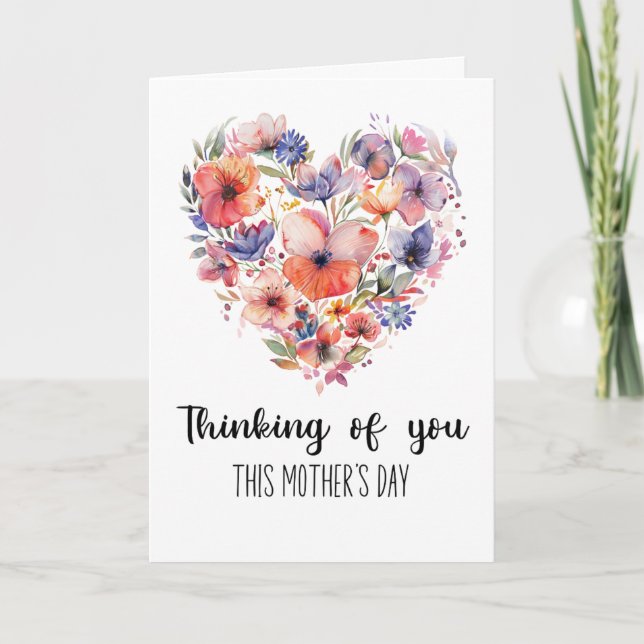 Tarjeta dura del día de la madre para un íntimo am (Anverso)