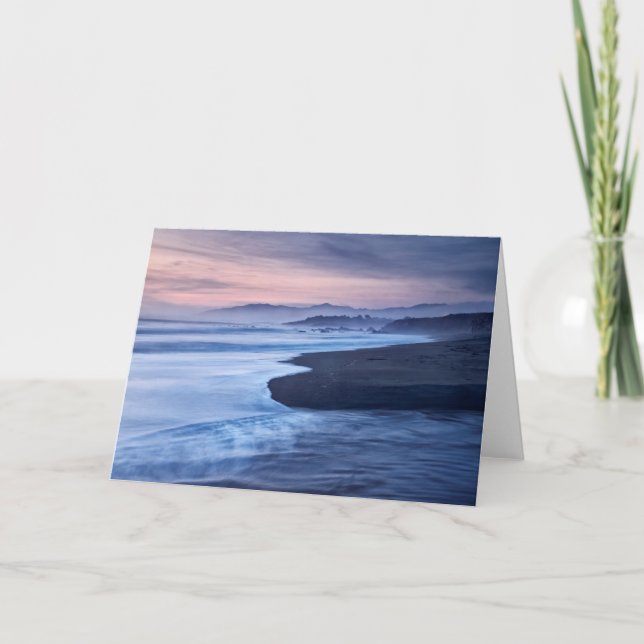 Tarjeta Dusk En La Playa De Moonstone (Anverso)