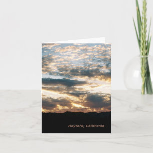 Tarjeta Dusk nublado......