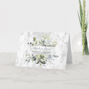 Tarjeta Dusty Blue Eucalyptus Greenery Succulty Gracias