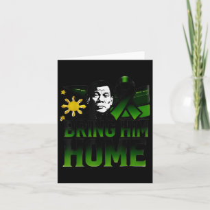 Tarjeta Duterte lo trajo a casa Filipinas Prrd Du30 Suppo