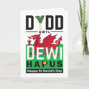 Tarjeta Dydd Gæyl Dewi Hapus Feliz Día de St Davids 6