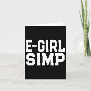 Tarjeta E-chica Simp - Graciosa Novedad Simp - Simp Hallow