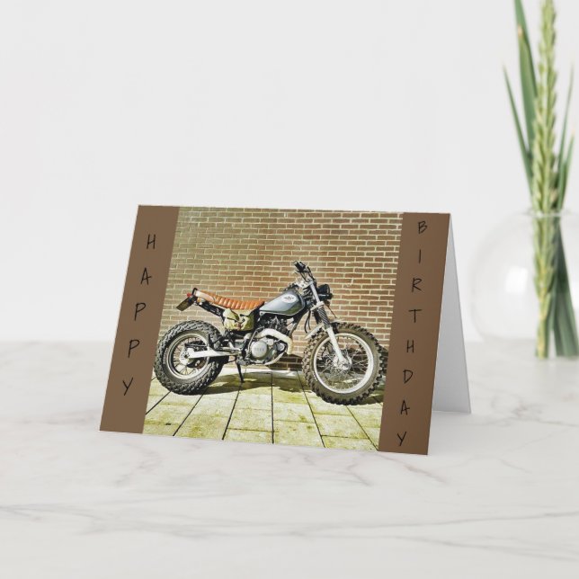 TARJETA ***E N J O Y THE RIDE*** EN SU ***CUMPLEAÑOS*** (Anverso)