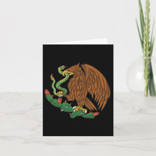 Tarjeta Eagle Emblem México Bandera Mexicana Cinco De Mayo