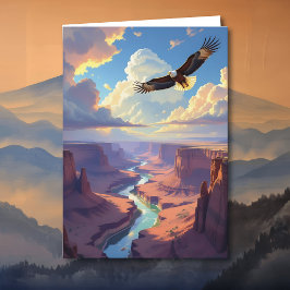 Tarjeta Eagle Themed Nephew's Birthday