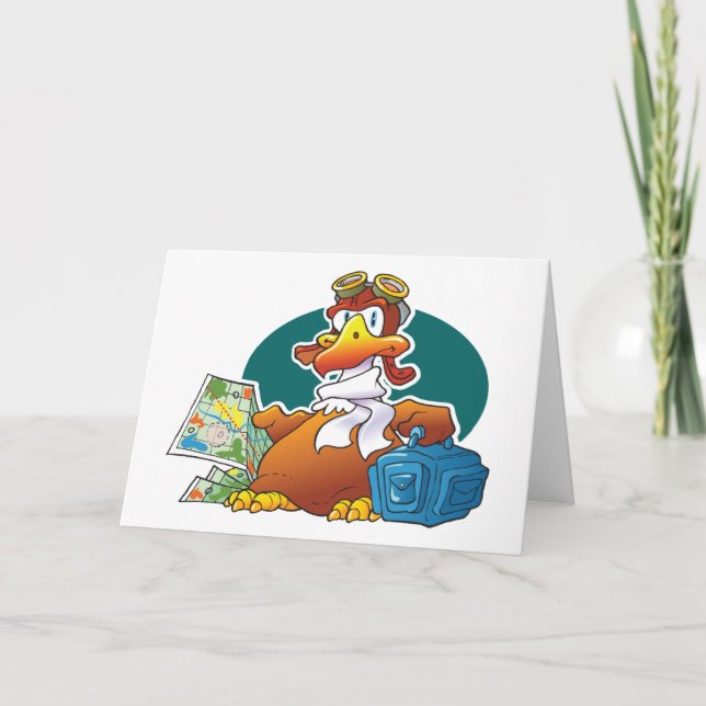 Tarjeta Eagle Waddling (Anverso)