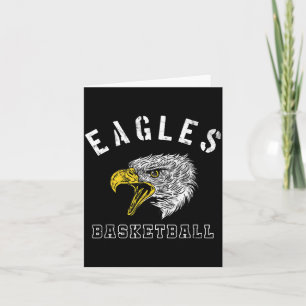 Tarjeta Eagles Basball School Spirit Team Mascot Game