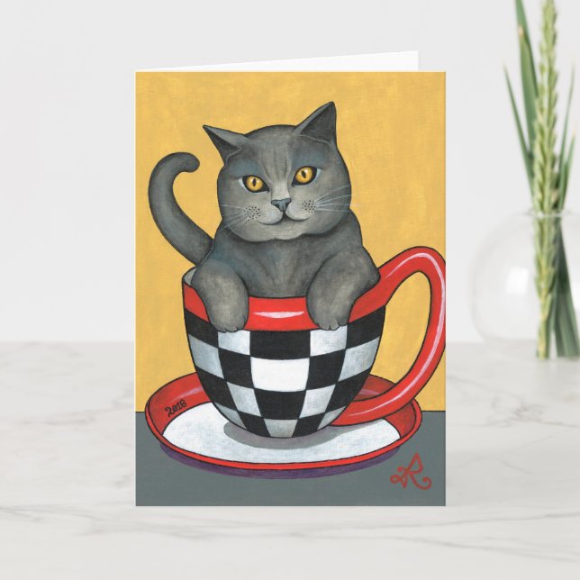 TARJETA EARL GRAY CAT TEA (Anverso)