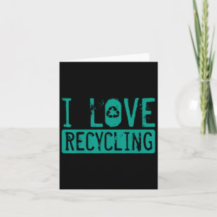 Tarjeta Eart activista ecologista reciclador