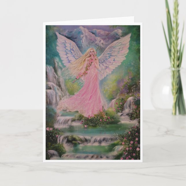 Tarjeta Earth angel greeting card (Anverso)