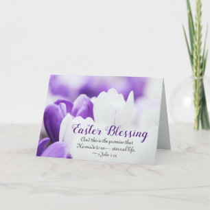 Tarjeta Easter Blessing 1John 2:25 This is the Promise-