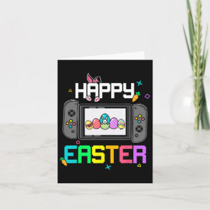 Tarjeta Easter Bunny Egt Hunt Gamer Niños Boys Video G