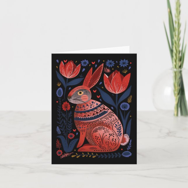 Tarjeta Easter Bunny Rabbit Spring (Anverso)