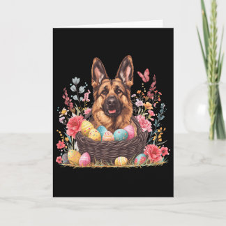 Tarjeta Easter German Shepherd Shirts Funny Easter Lover 