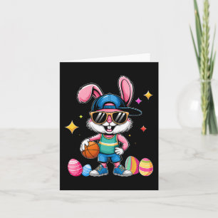 Tarjeta Easter Sport Happy Easter Bunny Jugando Bysketbyll