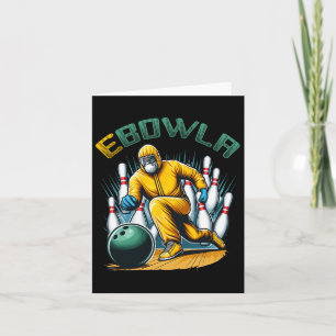 Tarjeta Ebowla Funny Bowling Player Ebowla Bowler Bowler