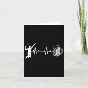 Tarjeta Ecg Heartbeat Badminton Player Shuttle Smas deport