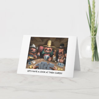 Tarjeta ¡Echemos un vistazo a sus cartas!