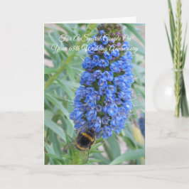 Tarjeta Echium Personalizado 65º Aniversario Boda