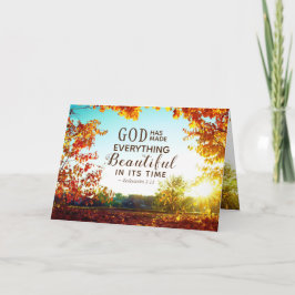 Tarjeta Eclesiastes 3:11 Ha hecho todo hermoso