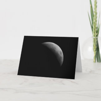 Tarjeta Eclipse lunar de solsticio de invierno