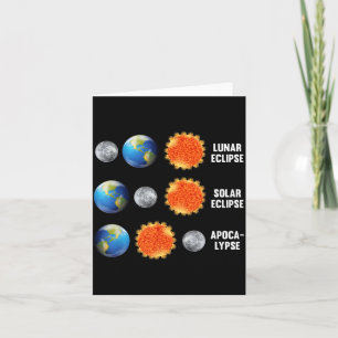 Tarjeta Eclipse Lunar Eclipse Solar