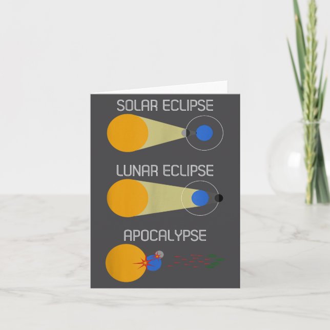 Tarjeta Eclipse o Acalipsis_ Divertida Ciencia del Eclipse (Anverso)