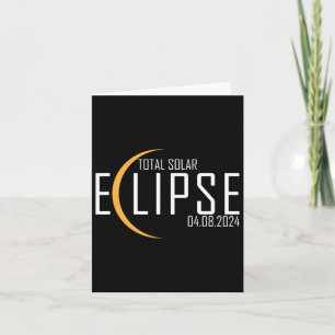 Tarjeta Eclipse solar total 2024 4