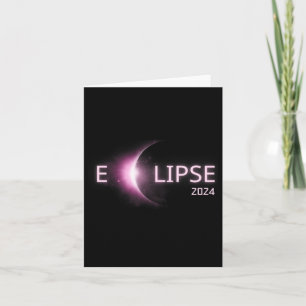Tarjeta Eclipse solar total 2024 Eclipse solar total 4.