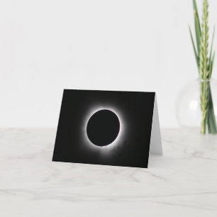 Tarjeta Eclipse solar total 8 de abril de 2024